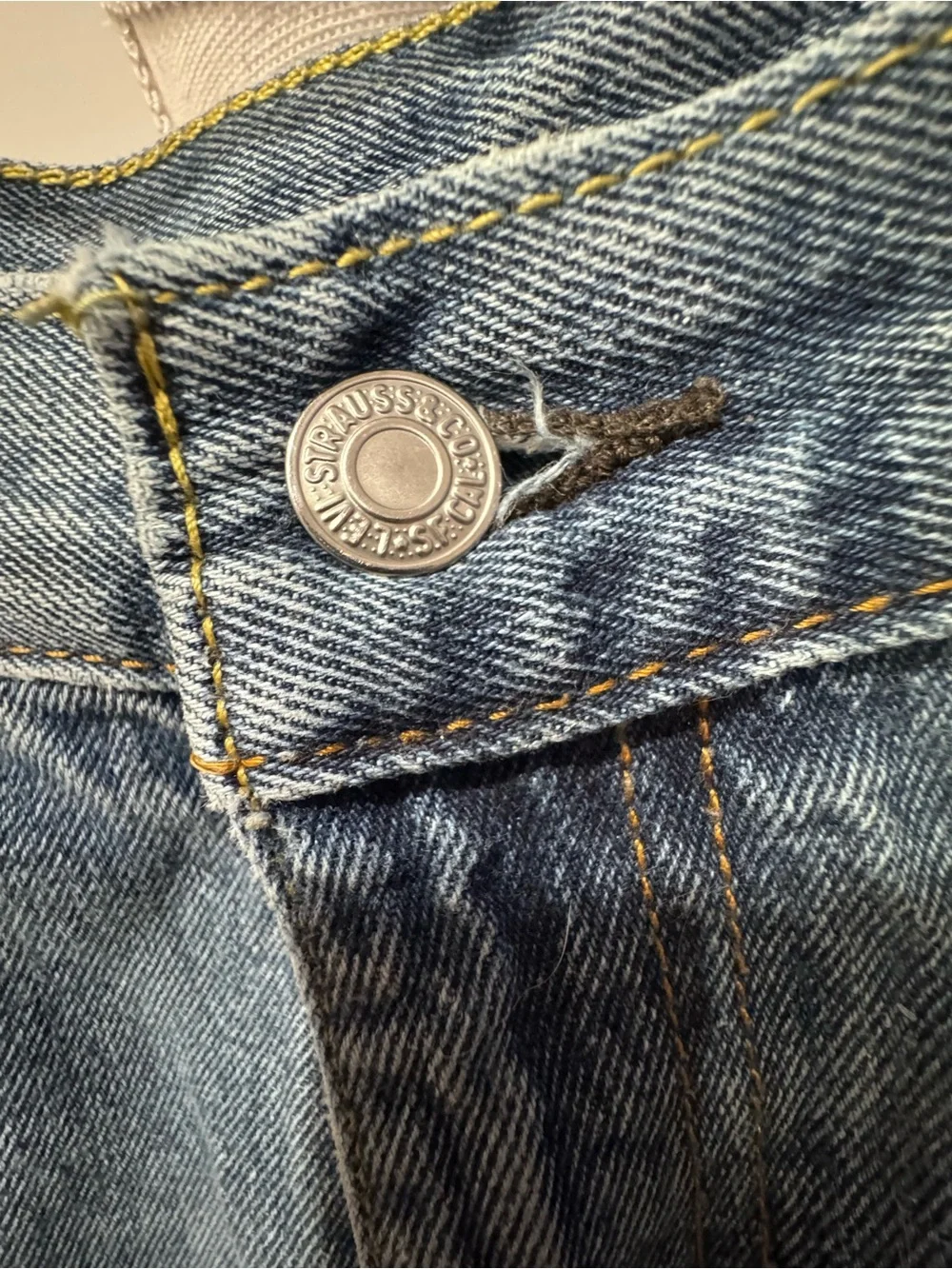 Levi's Light Blue Straight Leg Jeans